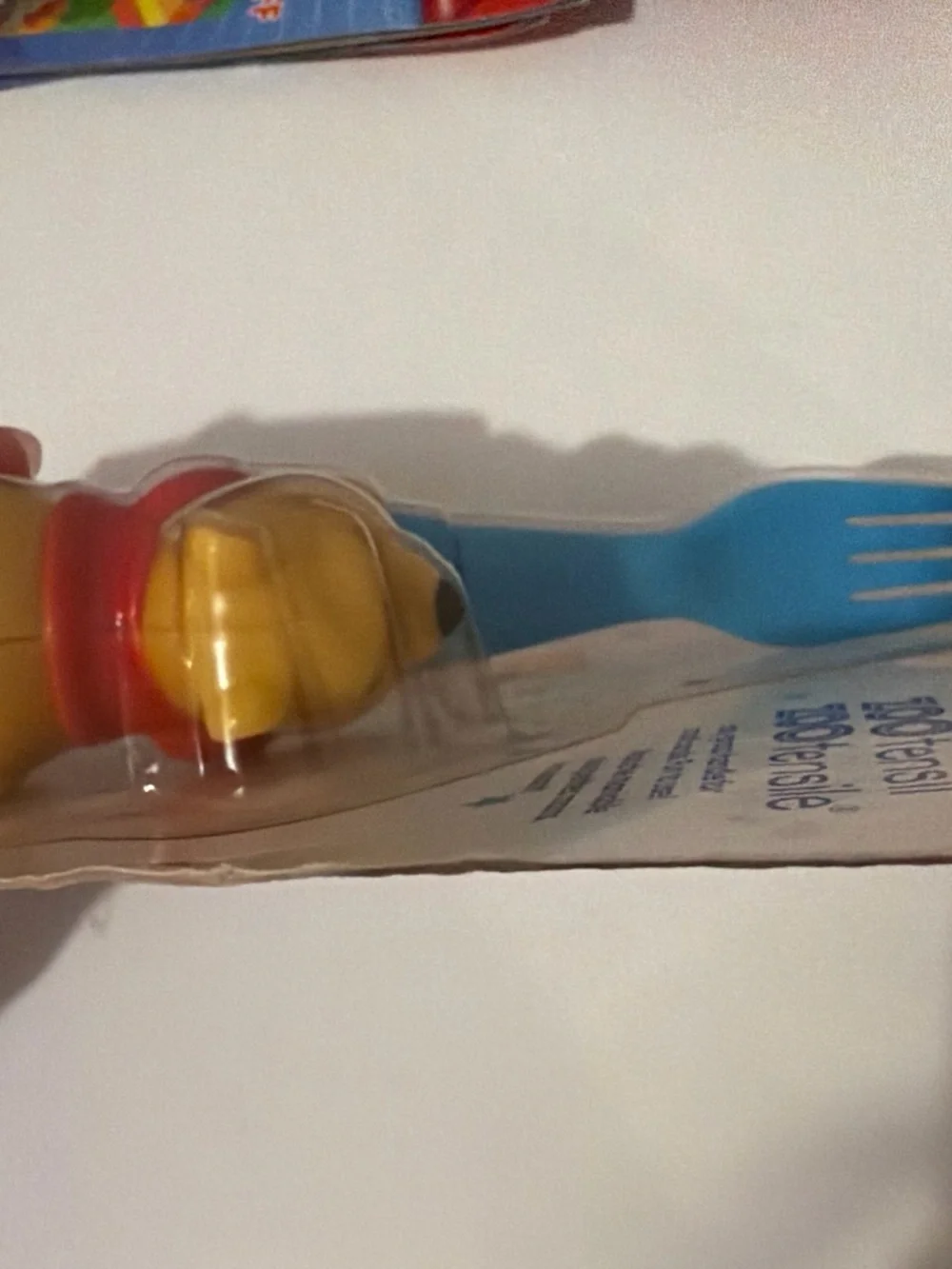 Vintage 90s Zak Designs Disney Winnie The Pooh ZOOtensil Fork Pat Pending NOS